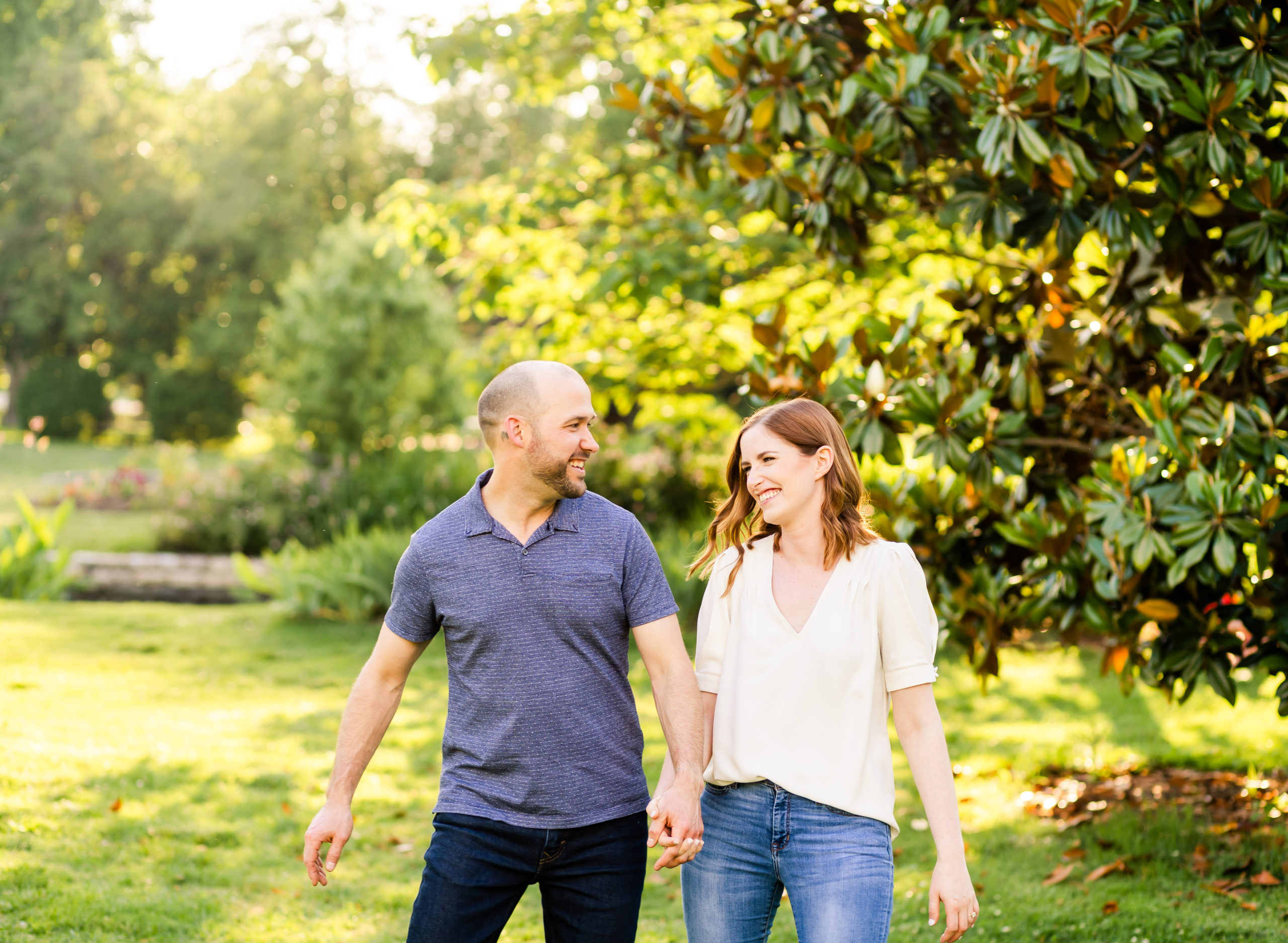 Tower Grove Park engagement session