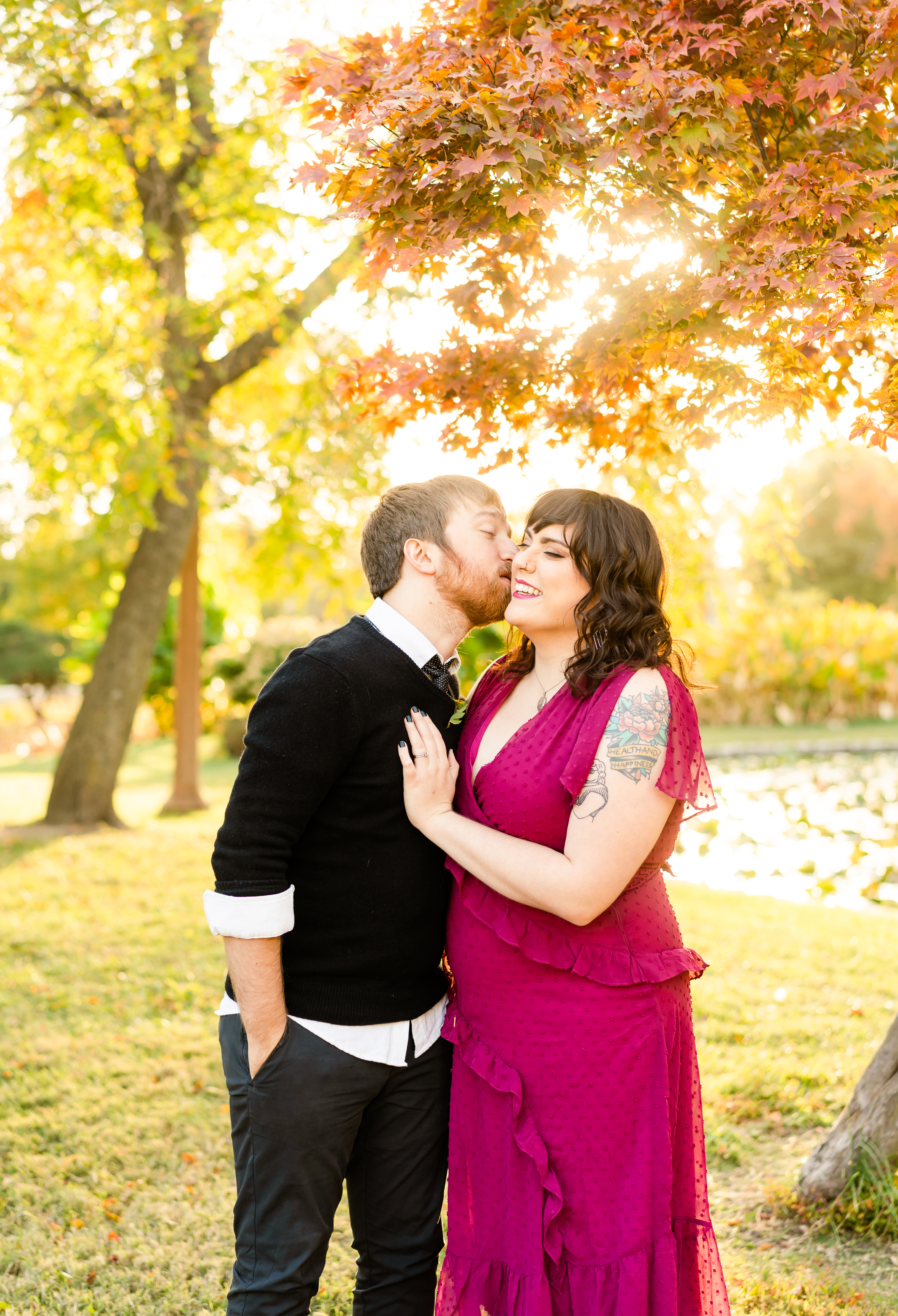 Tower Grove Park engagement pictures